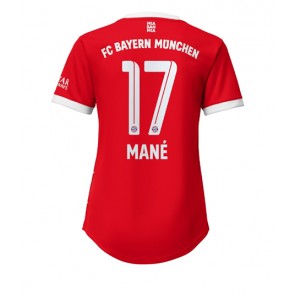 Bayern Munich Sadio Mane #17 kläder Kvinnor 2022-23 Hemmatröja Kortärmad